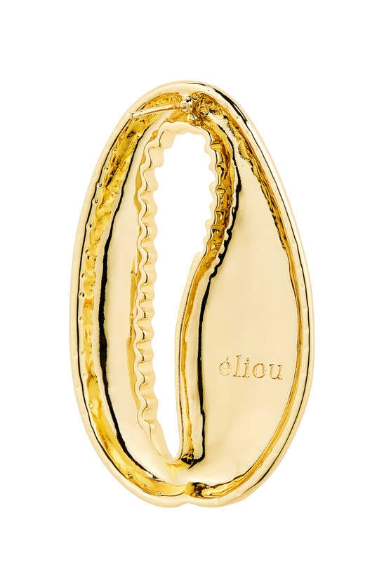 Shop Eliou Éliou Concha Statement Stud Earrings In Gold