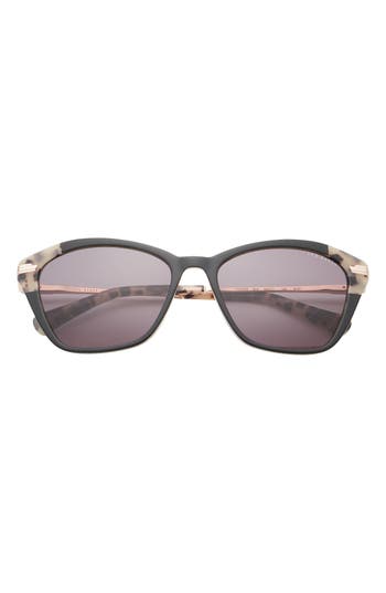 Ted Baker London 55mm Cat Eye Sunglasses In Black