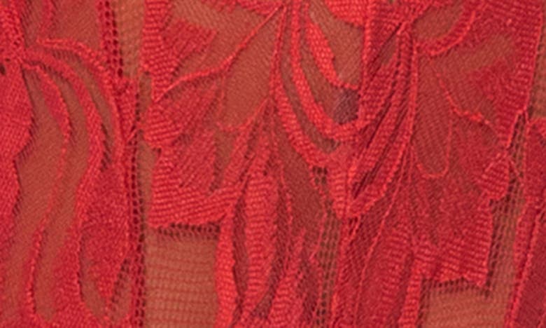 Shop Oh La La Cheri Lucciana Strappy Lace Teddy In Red
