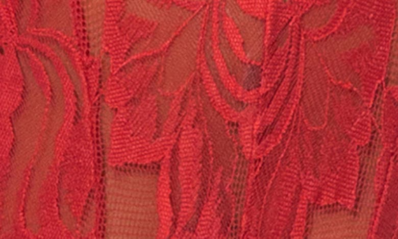 Oh La La Cheri Lucciana Strappy Lace Teddy In Red