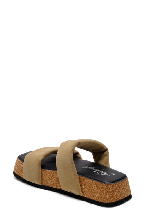 Shop Free People Fairmont Platform Slide Sandal In Pancake