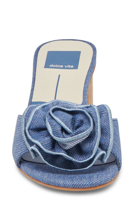 Shop Dolce Vita Darly Slide Sandal In Blue Denim
