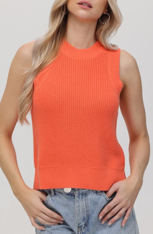 525 Demi Cotton Sweater Vest In Watermelon