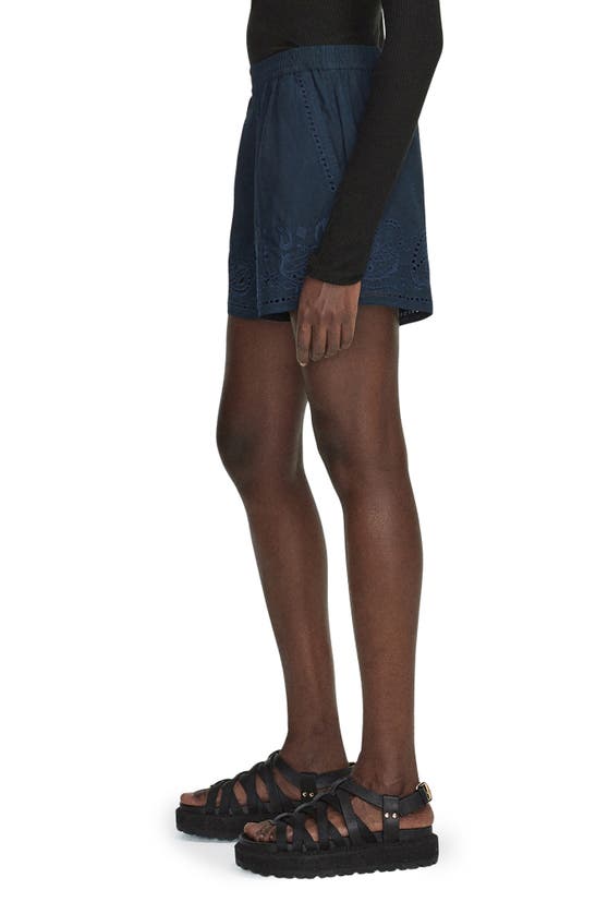 Rag & Bone Maye Embroidered Shorts In Salpaisley