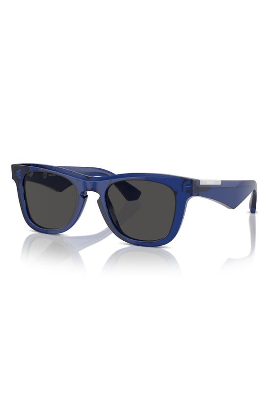 Shop Burberry 50mm Square Sunglasses In Blue