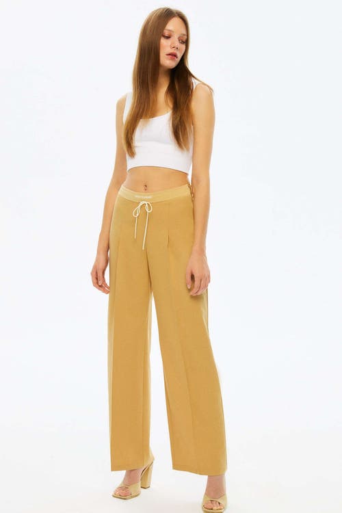 Nocturne Ribbed Pants in Camel at Nordstrom