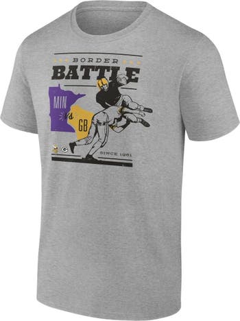 Men's Fanatics Branded Purple/Heathered Gray Minnesota Vikings T-Shirt  Combo Pack