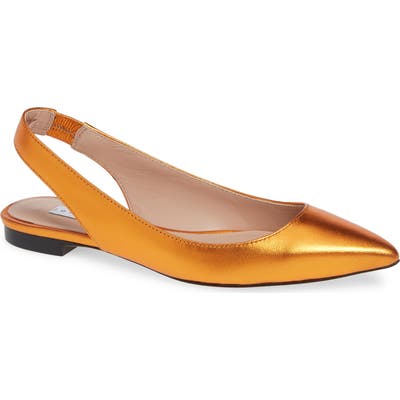 James Chan Nakasey Slingback Sandal, Orange