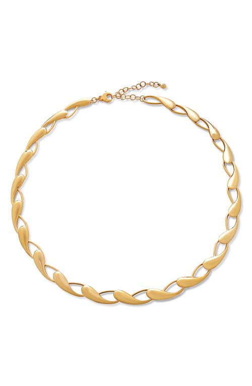 Monica Vinader Nura Choker Necklace In Gold
