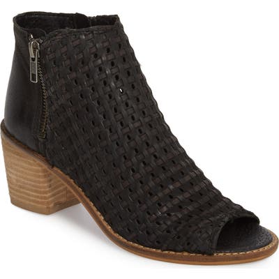 Sbicca Waterfront Peep Toe Bootie, Black