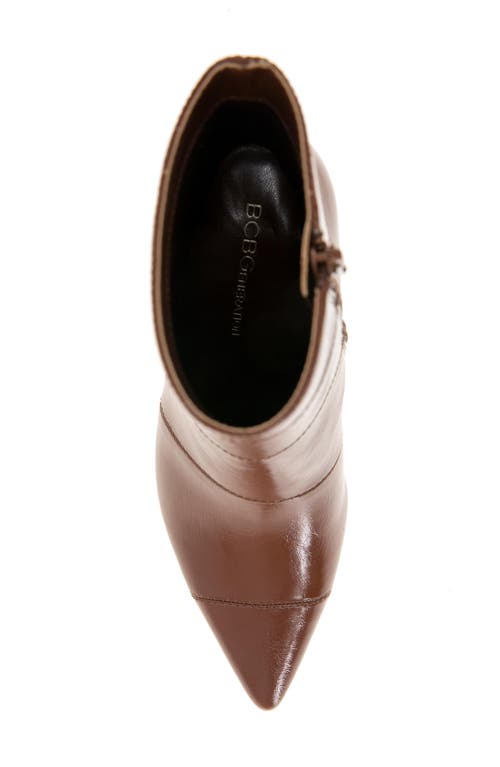 Bcbg Ivy Pointed Toe Bootie In Brandy