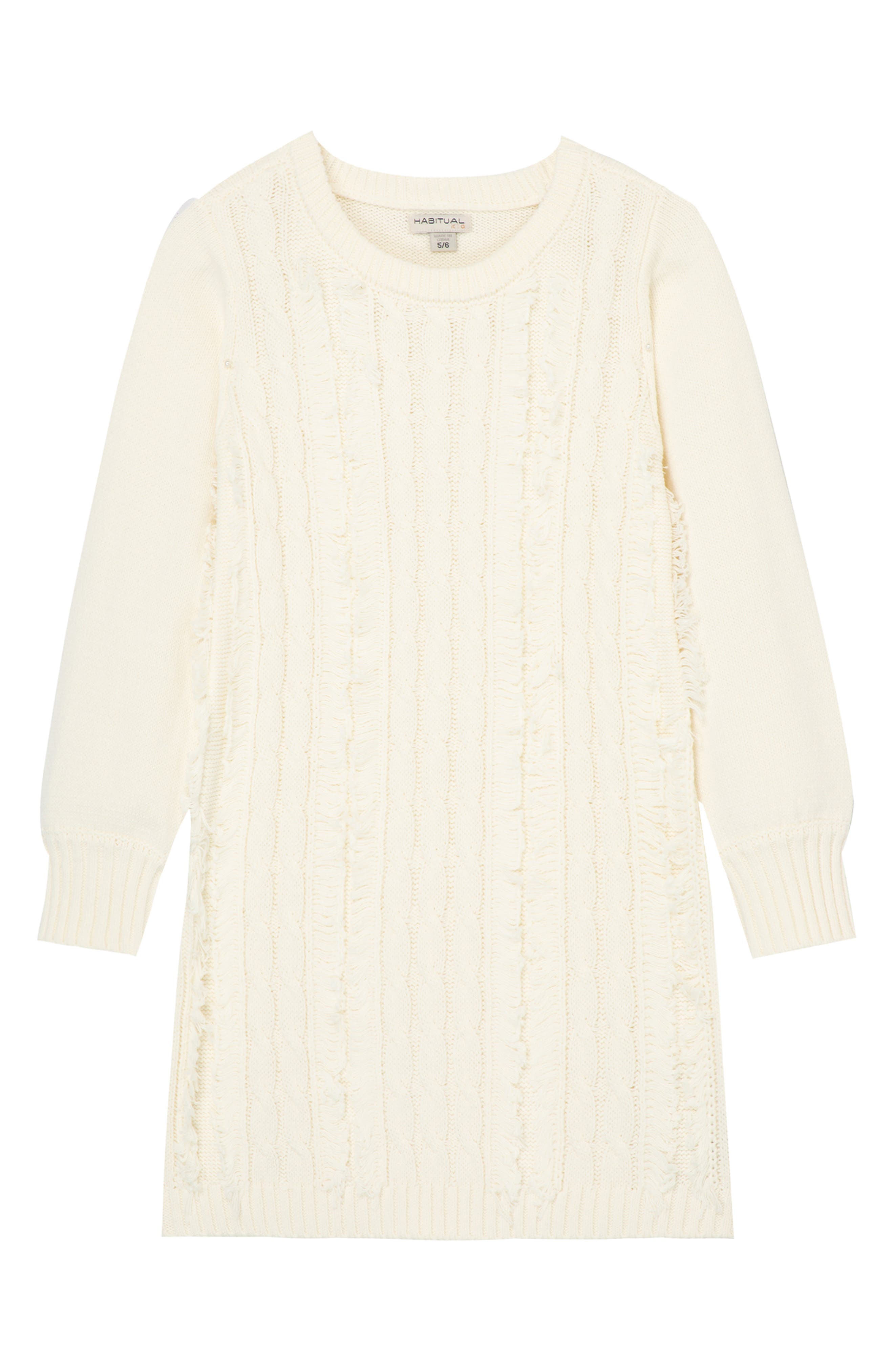 cable knit sweater dress toddler