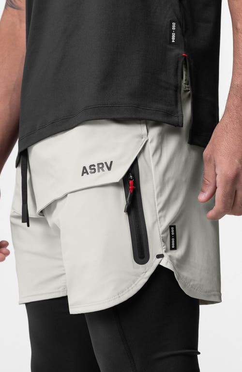 Shop Asrv Tetra-lite™ 7" Water Resistant Training Shorts In Stone