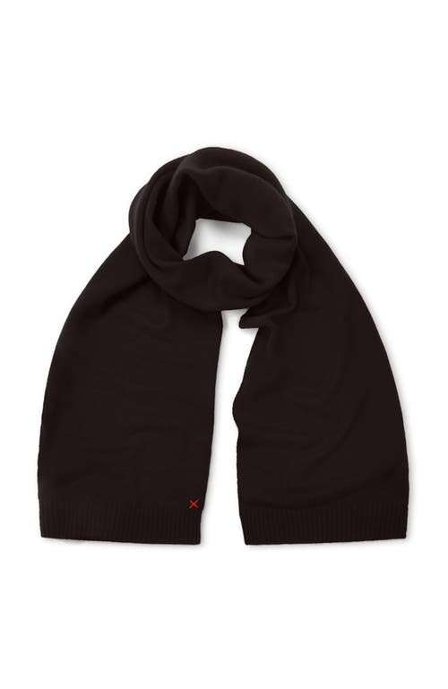 Shop Chinti & Parker Wool-cashmere Scarf In Black