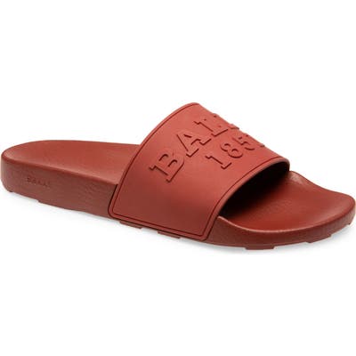 Bally Slaim Slide Sandal, Red
