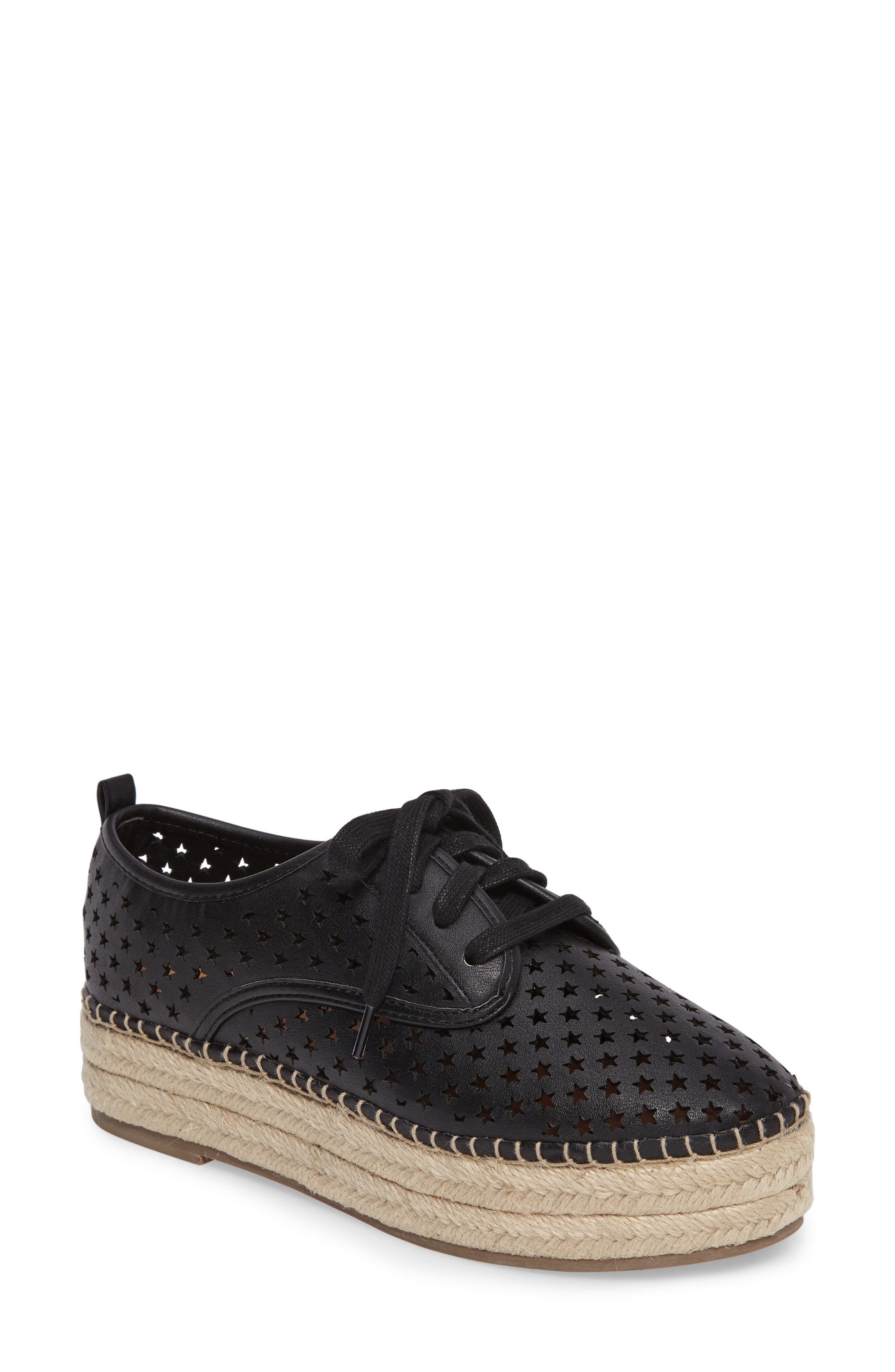 Steve Madden Shadow Perforated Platform Oxford (Women) Nordstrom