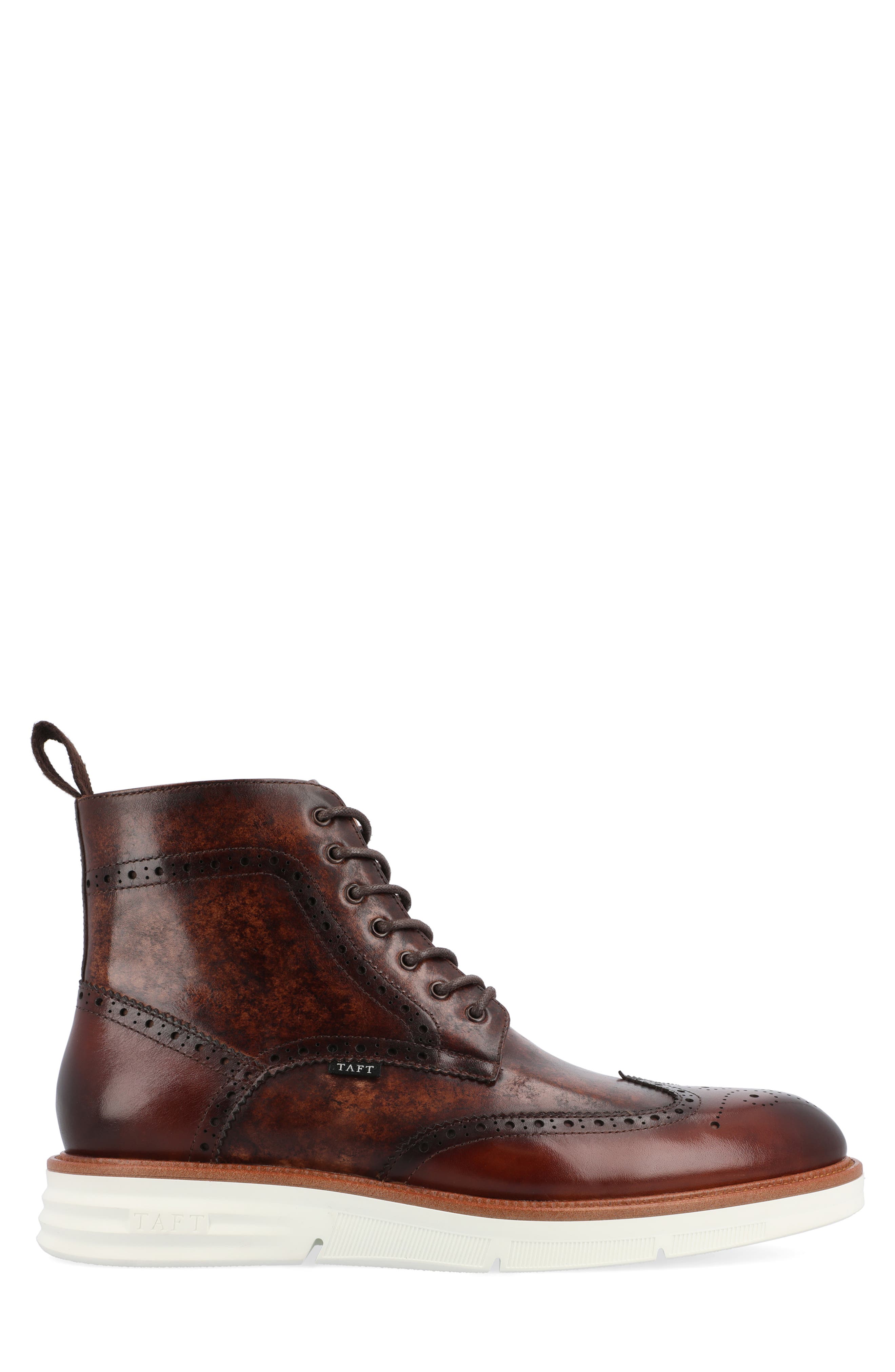 TAFT Leather Wingtip Boot (Men) Nordstromrack