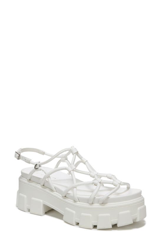 Shop Circus Ny By Sam Edelman Greyson Strappy Platform Sandal In Bright White