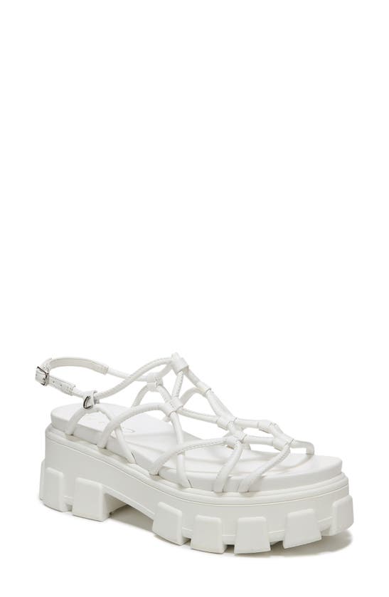 Circus By Sam Edelman Greyson Strappy Platform Sandal In Bright White