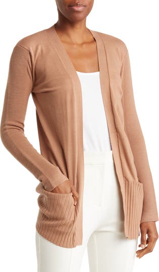 dex +- curvy longline pocket cardi in oatmeal – ue inc.