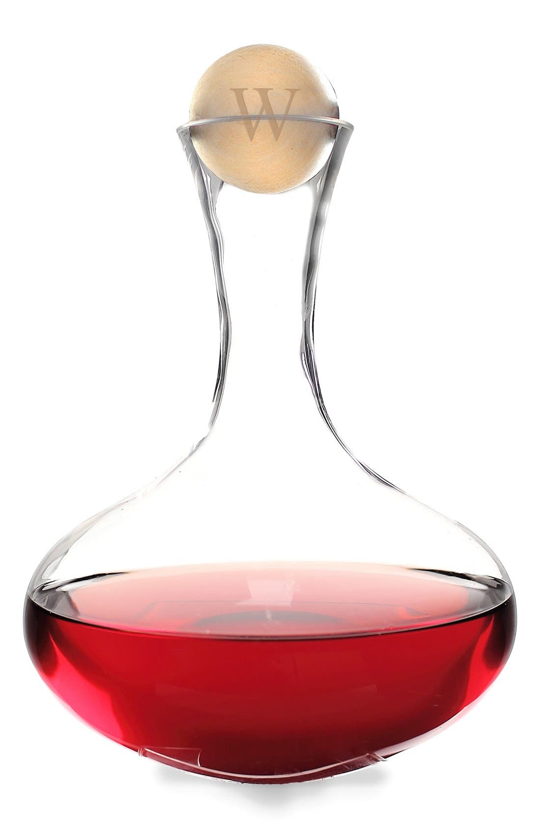 CATHY'S CONCEPTS,
                                        Monogram Wine Decanter,
                                        Alternate thumbnail 24, color,
                                        123