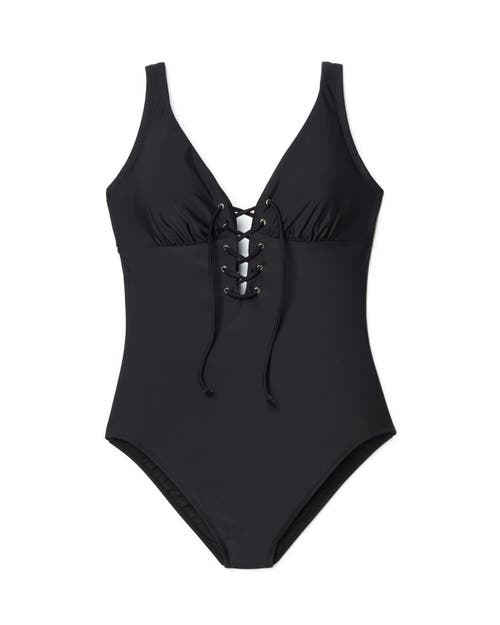 Shop Adore Me Evangeline Swimwear One-piece In Black