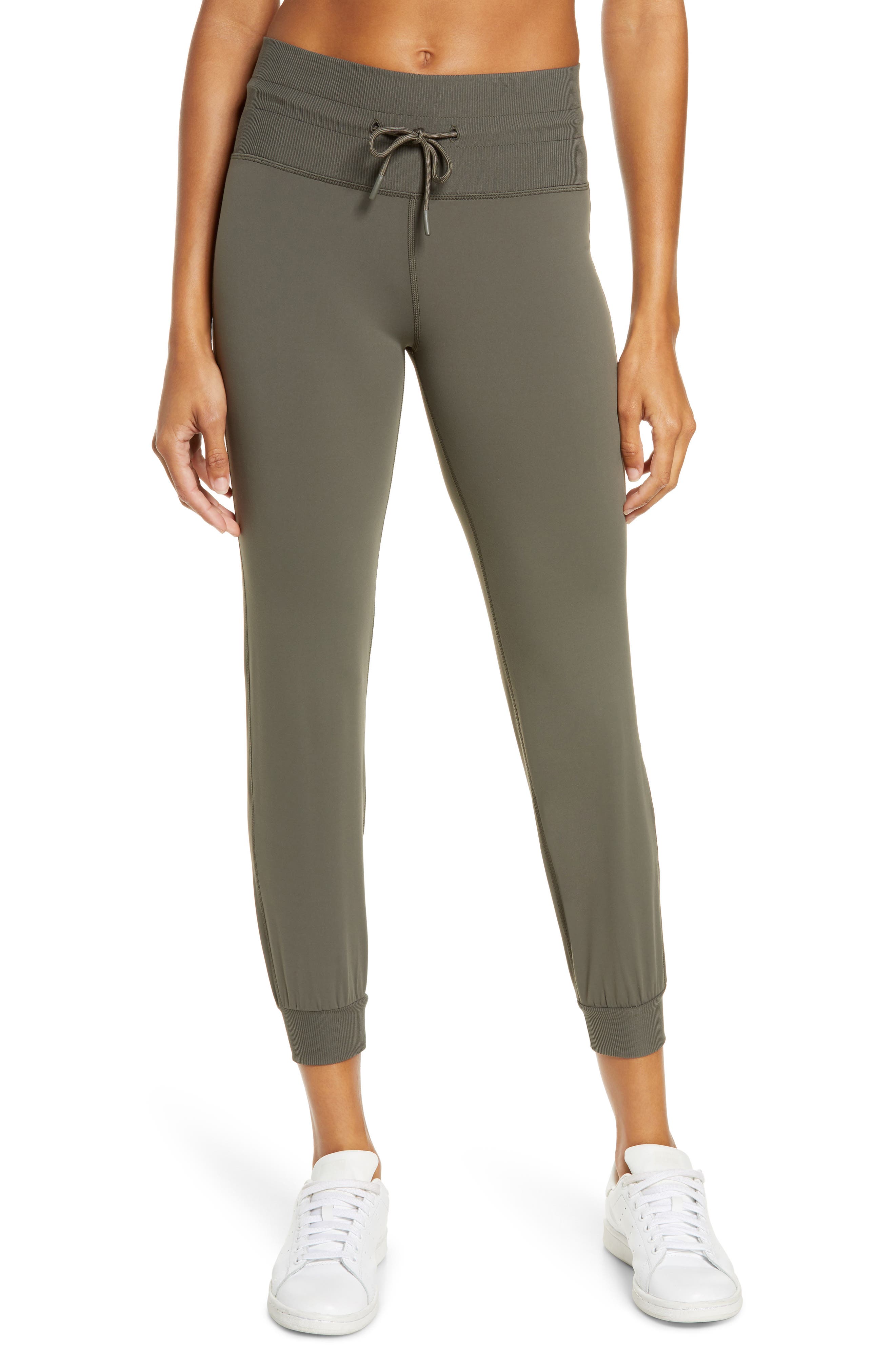 womens green jogger pants