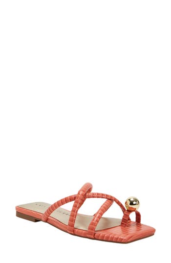 Katy Perry The Camie Slide Sandal In Peach