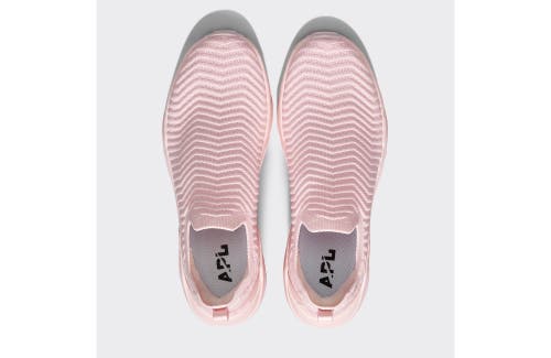 Shop Apl Athletic Propulsion Labs Techloom Traveler Slip-ons In Bleached Pink