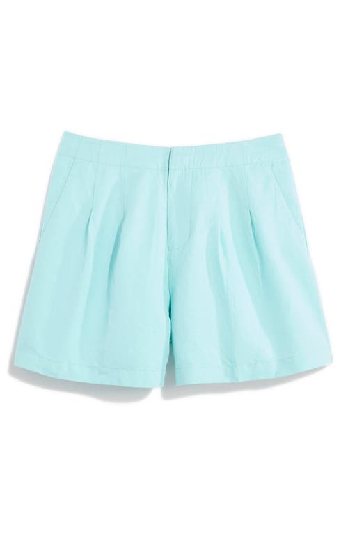 vineyard vines Skirty Linen & Cotton Blend Shorts Aqua Haze at Nordstrom,