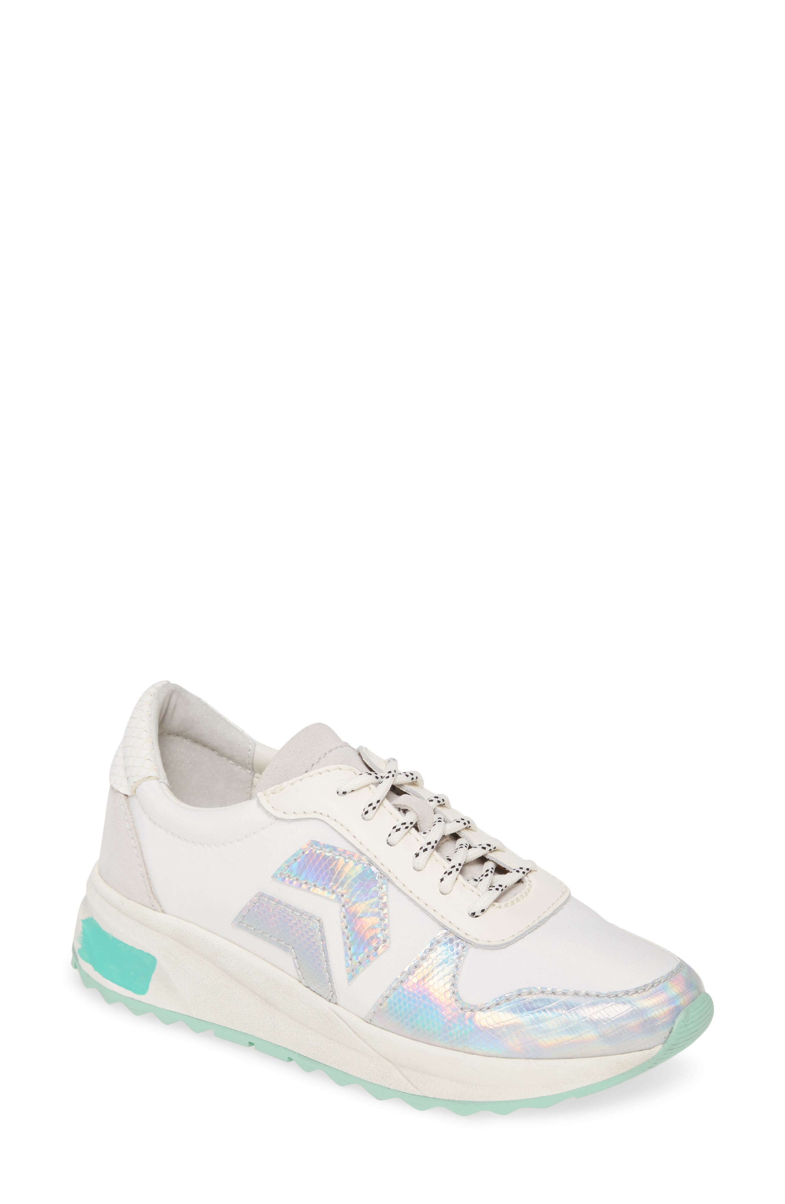 dolce vita silver sneakers