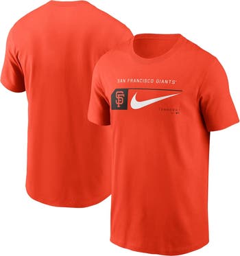 Nike Men's Nike Orange San Francisco Giants Team Swoosh Lockup T-Shirt ...