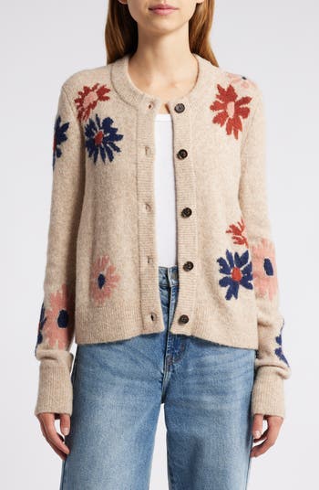 Floral cardigan hotsell