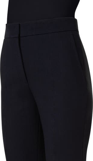 Akris punto Francoise Wool Straight Leg Pants