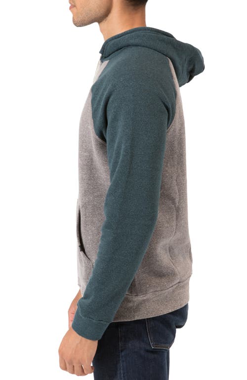 Shop Threads 4 Thought Baseline Hoodie In Heather Grey/heather Mallard