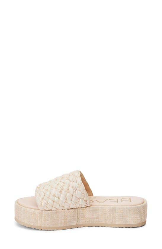 Shop Beach By Matisse Cairo Platform Sandal In Beige