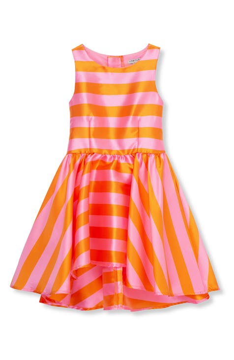 Kids' Stripe High-Low Party Dress (Big Kid)
