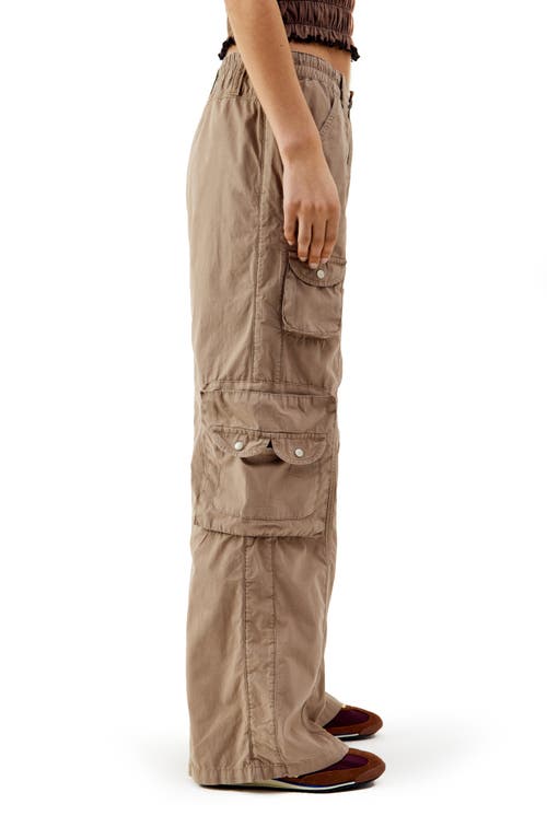 Shop Bdg Urban Outfitters Y2k Cotton Cargo Pants In Light Brown