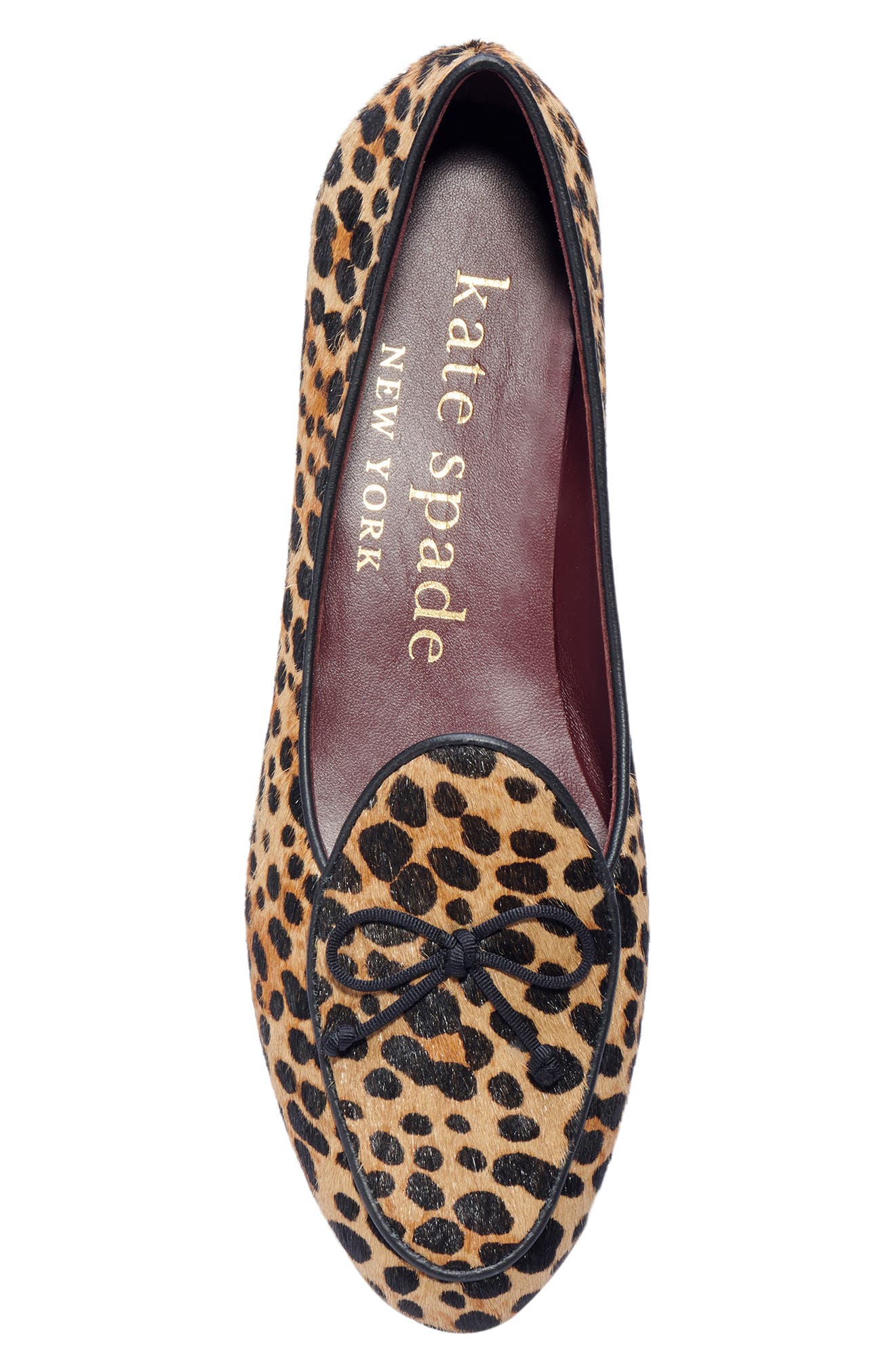 kate spade leopard loafers