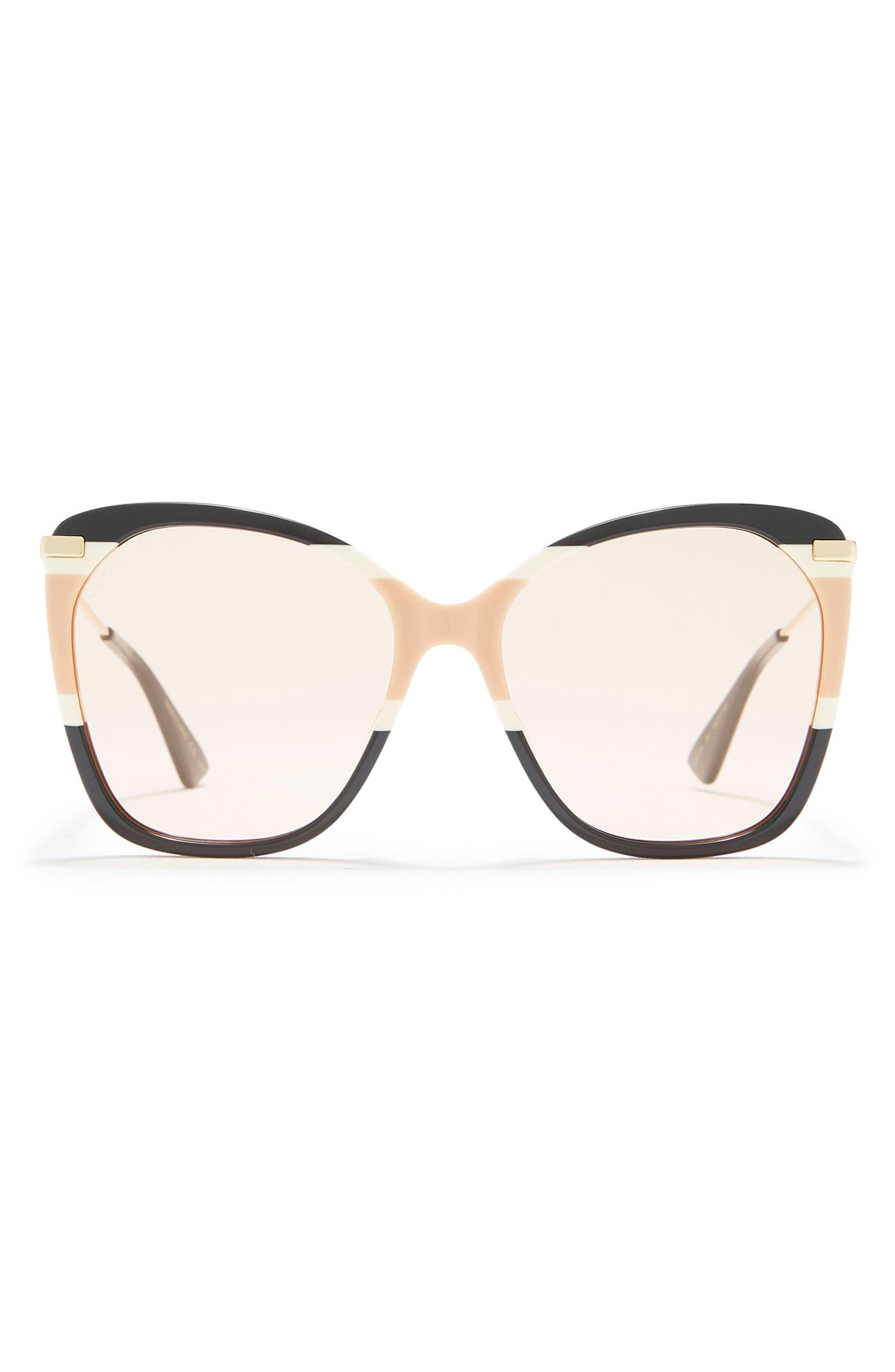 gucci sunglasses white stripe