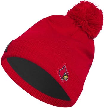 Men's adidas Red Louisville Cardinals 2023 Sideline COLD.RDY Cuffed Knit  Hat with Pom