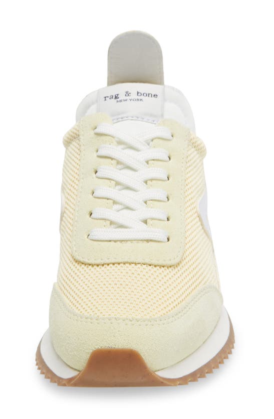 Rag & Bone Retro Runner Sneaker In Yellow