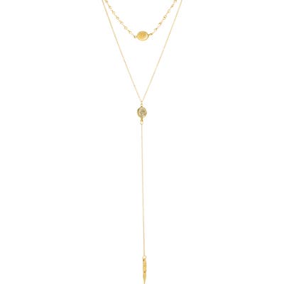 Panacea Drusy Layered Y-Necklace