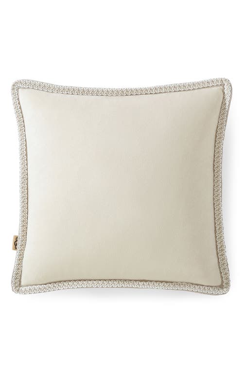 Ugg(r) Kirkwood Braid Trim Accent Pillow In Birch