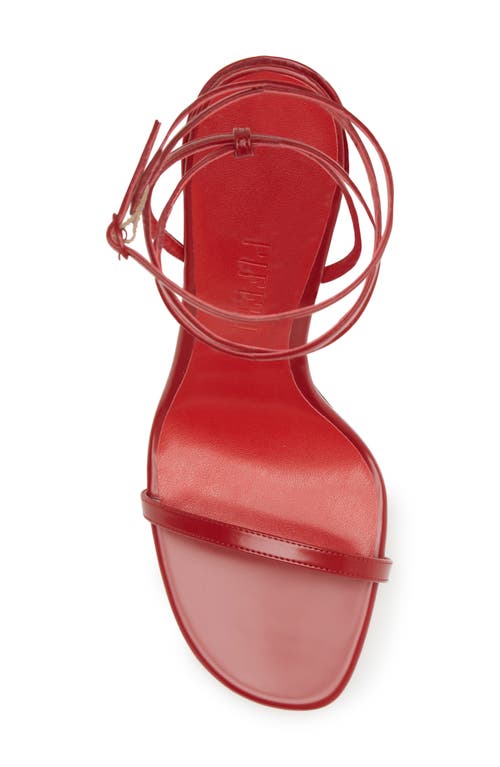 Shop Piferi Fade Ankle Wrap Sandal In Red