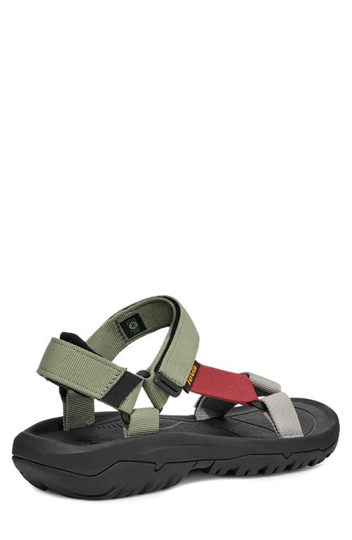 Shop Teva Hurricane Xlt 2 Sandal In Olivine/brick Red Multi