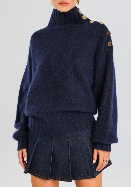 Shop Retroféte Retrofête Amalia Sweater In Ink/navy