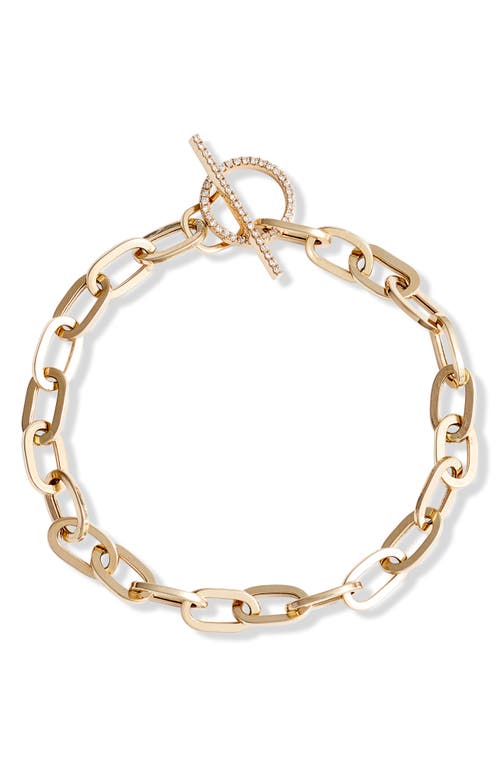 EF Collection Jumbo Diamond Toggle Bracelet in Yellow Gold at Nordstrom