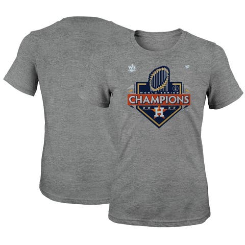 Men's Fanatics Branded Black Houston Astros 2022 World Series Champions Roster Jersey T-Shirt