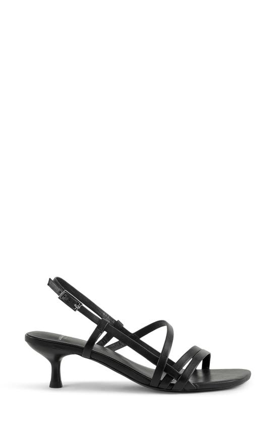 Shop Vagabond Shoemakers Jonna Slingback Kitten Heel Sandal In Black